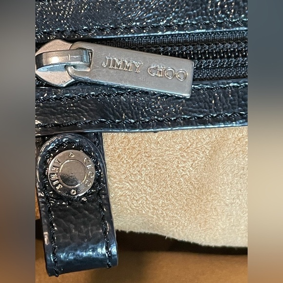 Jimmy Choo Black Star Studded Sophia Shoulder Bag with Studded Strap - Picture 14 of 16